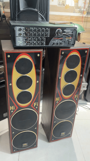 Cặp loa cây hãng B&M bass 20 đôi 700what karaoke. Mua bán Tivi, Âm thanh tại Quận Ngũ Hành Sơn Đà Nẵng được đăng bởi Âm thanh cũ đà nẵng hình 1
