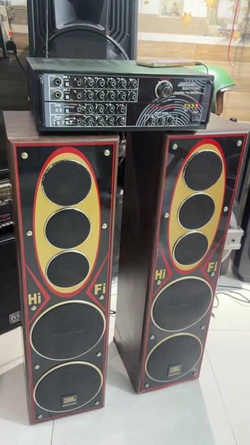 Cặp loa cây hãng B&M bass 20 đôi 700what karaoke. Mua bán Tivi, Âm thanh tại Quận Ngũ Hành Sơn Đà Nẵng được đăng bởi Âm thanh cũ đà nẵng hình 1