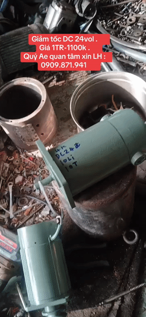 Động cơ giảm tốc DC 24V Xanh lá. Mua bán Đồ chuyên dụng, Giống nuôi trồng tại Quận Bình Tân Tp Hồ Chí Minh được đăng bởi Cỏ Bốn Lá  hình 1