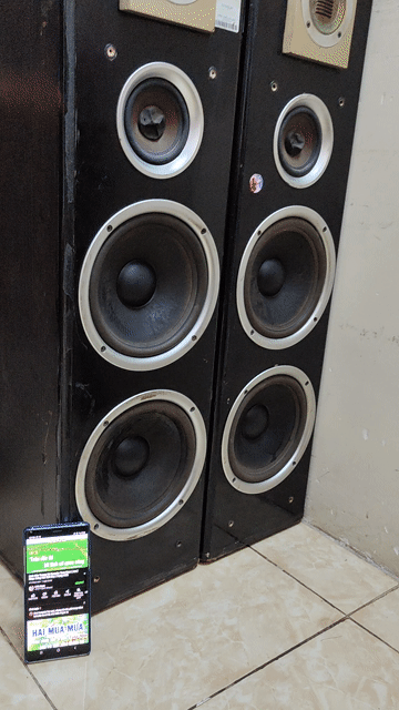 Loa Karaoke Nghe Nhạc Đen 20cm. Mua bán Tivi, Âm thanh tại Quận Sơn Trà Đà Nẵng được đăng bởi Hữu Tấn  hình 1