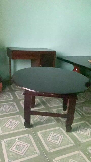 Bàn tròn Gỗ Nâu đã qua sử dụng. Mua bán Bàn ghế tại Thành phố Tây Ninh Tây Ninh được đăng bởi  Ngân Gỗ Tây Ninh  hình 1