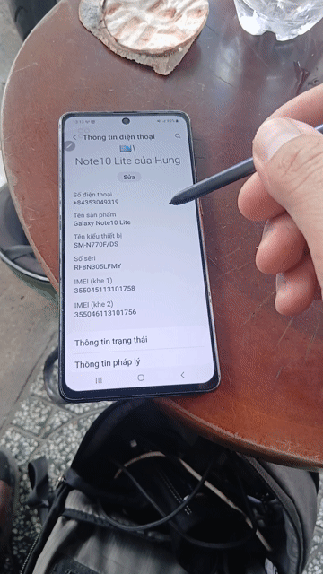 Samsung Note 10 Lite. Mua bán Điện thoại tại Huyện Nhà Bè Tp Hồ Chí Minh được đăng bởi tấn tấn hình 1