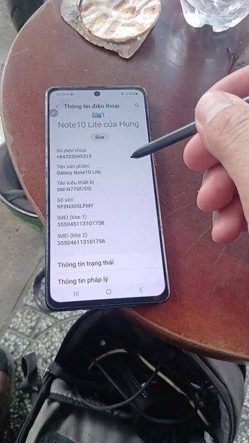 Samsung Note 10 Lite. Mua bán Điện thoại tại Huyện Nhà Bè Tp Hồ Chí Minh được đăng bởi tấn tấn hình 1