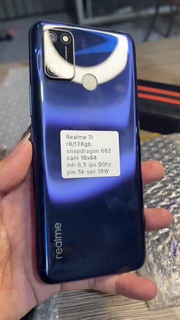 Realme 7i 128gb giá 1tr650k. Mua bán Điện thoại tại Thành phố Thủ Dầu Một Bình Dương được đăng bởi lý phước mobile hình 1