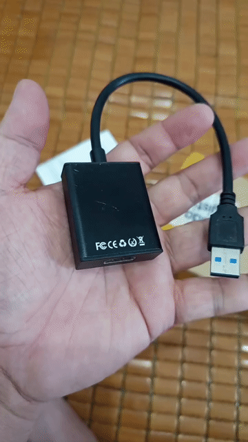 Bộ chuyển đổi VGN Đen USB sang HDMI. Mua bán Phụ kiện (Màn hình, Chuột...) tại Huyện Quảng Điền Thừa Thiên Huế được đăng bởi hàng boom lazada hình 1