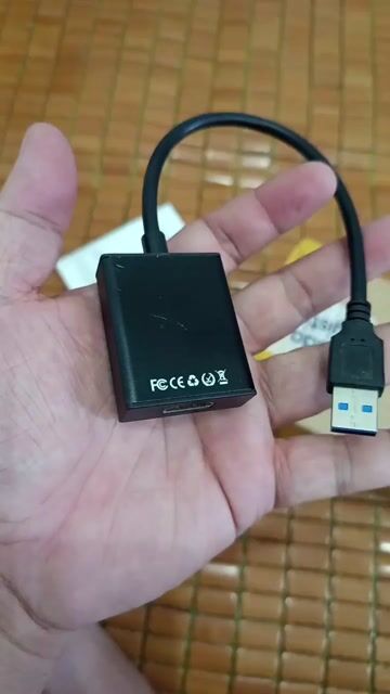Bộ chuyển đổi VGN Đen USB sang HDMI. Mua bán Phụ kiện (Màn hình, Chuột...) tại Huyện Quảng Điền Thừa Thiên Huế được đăng bởi hàng boom lazada hình 1