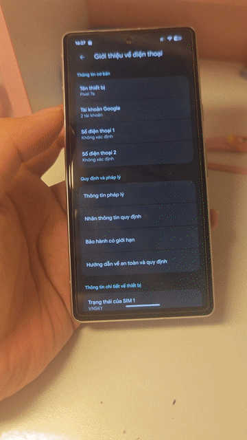 Google Pixel 7a Trắng 20W. Mua bán Điện thoại tại Thị xã Mỹ Hào Hưng Yên được đăng bởi Nguyễn Thị Kim Quang hình 1