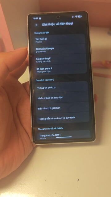 Google Pixel 7a Trắng 20W. Mua bán Điện thoại tại Thị xã Mỹ Hào Hưng Yên được đăng bởi Nguyễn Thị Kim Quang hình 1