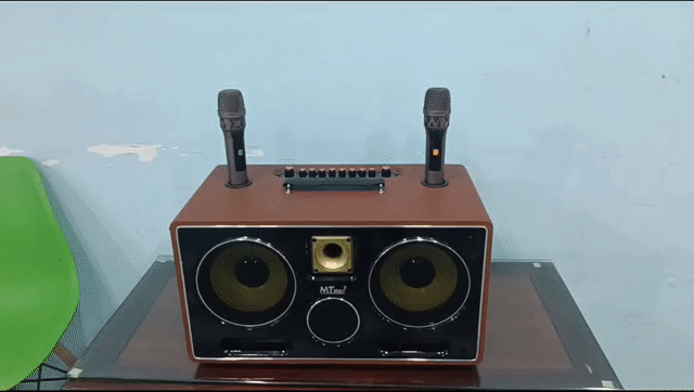 Loa xách tay DK68 Nâu 700W bass 20cm. Mua bán Tivi, Âm thanh tại Huyện Bình Chánh Tp Hồ Chí Minh được đăng bởi Loa kéo Đại Phát Vĩnh Lộc hình 1