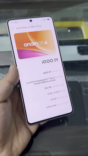iQOO Z9 8/256GB Trắng Snapdragon 7 Gen 3. Mua bán Điện thoại tại Thành phố Nam Định Nam Định được đăng bởi Trí Dũng Store hình 1