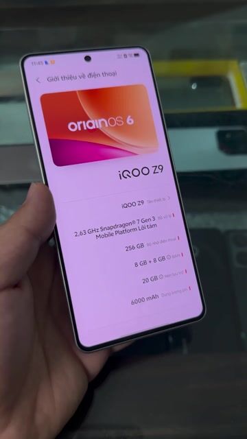 iQOO Z9 8/256GB Trắng Snapdragon 7 Gen 3. Mua bán Điện thoại tại Thành phố Nam Định Nam Định được đăng bởi Trí Dũng Store hình 1