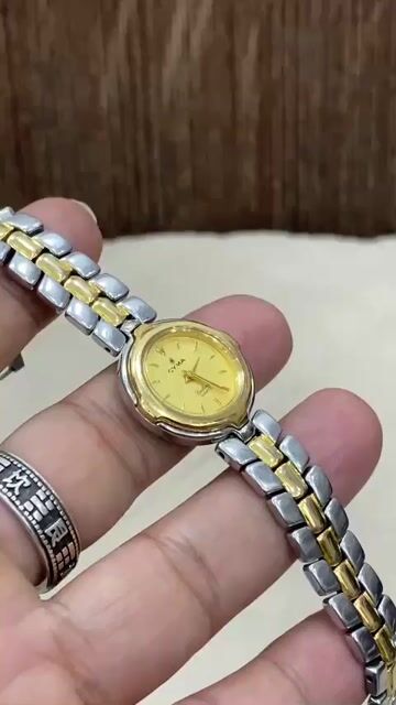 Cyma - Đồng hồ Nữ hàng hiệu thụy sỹ,đờ mi vàng đẹp. Mua bán Đồng hồ tại Quận Bình Thạnh Tp Hồ Chí Minh được đăng bởi Hàng hiệu Secondhand hình 1
