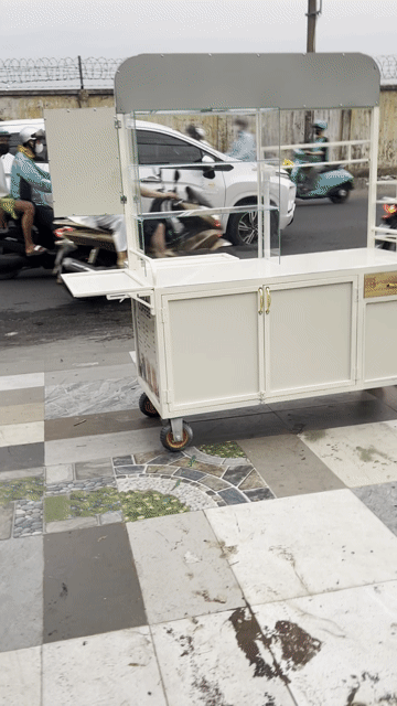 Xe bán hàng rong Kim loại Trắng 60*1.4m Mới. Mua bán Đồ chuyên dụng, Giống nuôi trồng tại Quận Tân Bình Tp Hồ Chí Minh được đăng bởi Thảo Vy hình 1