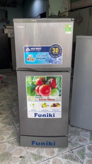 Tủ lạnh Funiki 120 lít Bạc Không đóng tuyết. Mua bán Tủ lạnh tại Quận Tân Bình Tp Hồ Chí Minh được đăng bởi Thành Phát hình 1