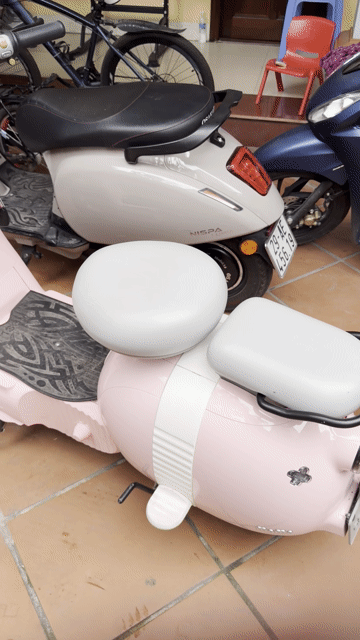 Xe điện màu Hồng. Mua bán Phương tiện khác tại Quận Hoàng Mai Hà Nội được đăng bởi Gia Linh hình 1