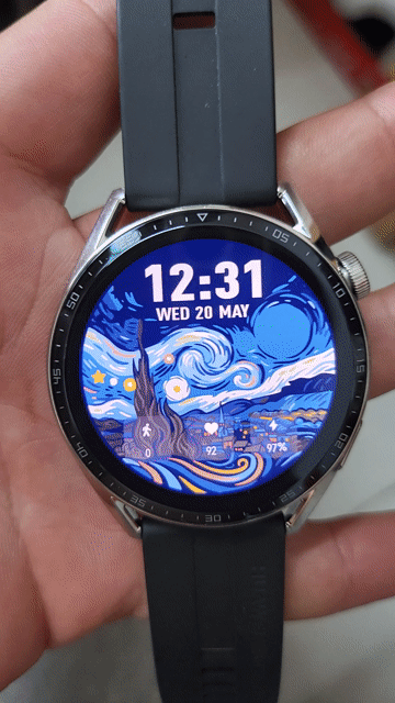 Huawei GT3 Đen Cao su. Mua bán Thiết bị đeo thông minh tại Quận Kiến An Hải Phòng được đăng bởi Haiphong smartwatcha hình 1