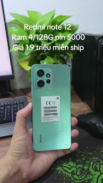 Redmi Note 12 4GB/128GB zin nguyên cây, full vân. Mua bán Điện thoại tại Quận Hà Đông Hà Nội được đăng bởi Shop Điện Thoại Cũ Zin hình 1