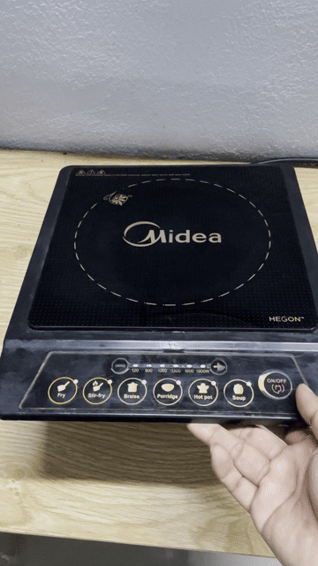 Bếp từ Midea MI-SV19EF Đen. Mua bán Bếp, lò, đồ điện nhà bếp tại Huyện Hóc Môn Tp Hồ Chí Minh được đăng bởi Tin hình 1