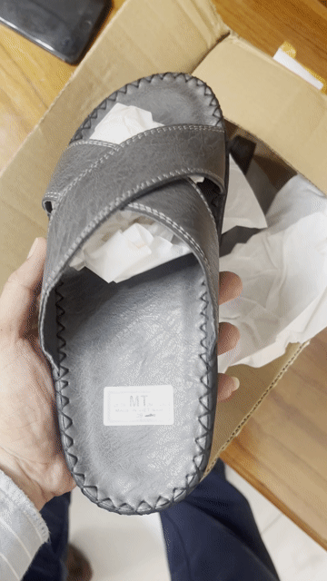 Dép nam da thật quai chéo size 39. Mua bán Giày dép tại Thành phố Long Xuyên An Giang được đăng bởi alex Truong hình 1