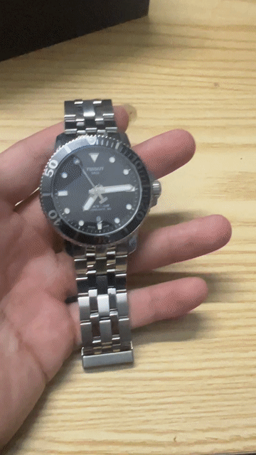 Đồng hồ Tissot Seastar Đen Thép 300m. Mua bán Đồng hồ tại Quận Đống Đa Hà Nội được đăng bởi Hải Long hình 1