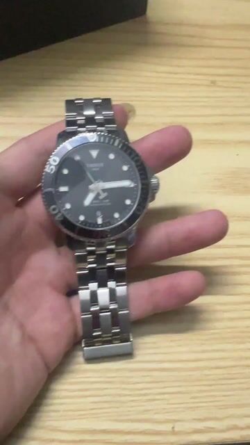 Đồng hồ Tissot Seastar Đen Thép 300m. Mua bán Đồng hồ tại Quận Đống Đa Hà Nội được đăng bởi Hải Long hình 1