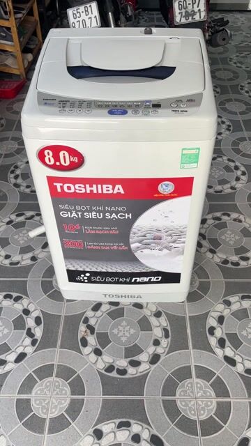 Máy giặt Toshiba 8kg Trắng cũ 99%. Mua bán Máy giặt tại Quận Cái Răng Cần Thơ được đăng bởi Tiến hình 1