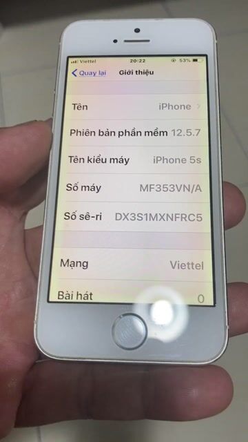 Ip 5s tgdd máy zin cực nhỏ gọn. Mua bán Điện thoại tại Quận 8 Tp Hồ Chí Minh được đăng bởi Minh hình 1