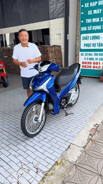 Honda Wave i 2022 Xanh Thái Lan. Mua bán Xe máy tại Quận Ô Môn Cần Thơ được đăng bởi Trần Tùng hình 1