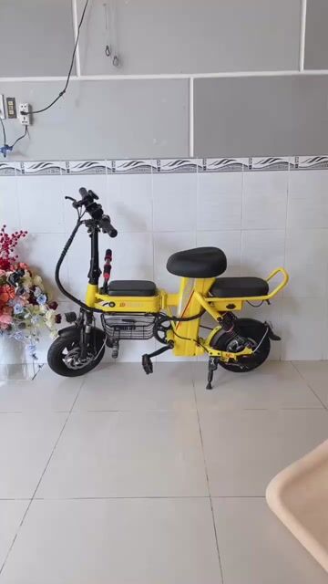 Xe đạp điện Adiman A2 Vàng. Mua bán Xe đạp tại Quận Ninh Kiều Cần Thơ được đăng bởi Chí Nguyễn hình 1