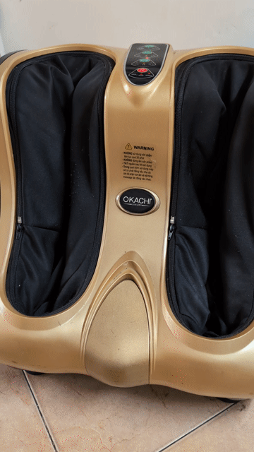 Máy massage chân Okachi JP-810 Vàng đồng. Mua bán Nội thất, đồ gia dụng khác tại Quận 3 Tp Hồ Chí Minh được đăng bởi Phuc Doan hình 1