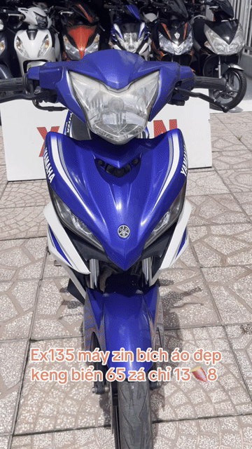 Yamaha Exciter 135 5s Xanh trắng biển 65 máy zin. Mua bán Xe máy tại Quận Cái Răng Cần Thơ được đăng bởi CẦM ĐỒ TRUNG TÍN  hình 1