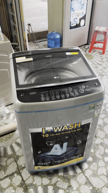 Máy giặt LG Smart Inverter 11.5kg Xám. Mua bán Máy giặt tại Huyện An Dương Hải Phòng được đăng bởi Phát Thanh Lý  hình 1