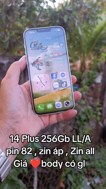 Apple iPhone 14 Plus 256GB Trắng 98.5% pin 82 LL/A. Mua bán Điện thoại tại Thành phố Mỹ Tho Tiền Giang được đăng bởi LH Max Dilys hình 1