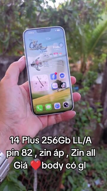 Apple iPhone 14 Plus 256GB Trắng 98.5% pin 82 LL/A. Mua bán Điện thoại tại Thành phố Mỹ Tho Tiền Giang được đăng bởi LH Max Dilys hình 1