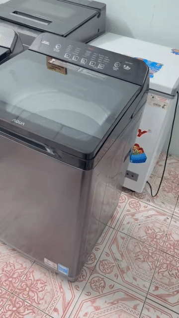 Thanh lý máy giặt AQUA 9.8kg chạy tốt có ship. Mua bán Máy giặt tại Quận Phú Nhuận Tp Hồ Chí Minh được đăng bởi Quí Vũ Official hình 1