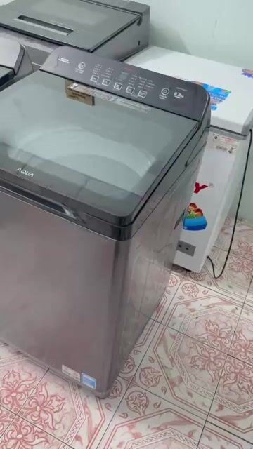 Thanh lý máy giặt AQUA 9.8kg chạy tốt có ship. Mua bán Máy giặt tại Quận Phú Nhuận Tp Hồ Chí Minh được đăng bởi Quí Vũ Official hình 1