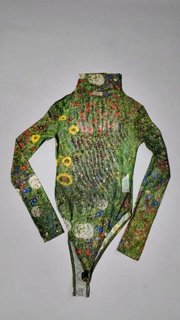 Zara Gustav Klimt Bodysuit – Size Small | Like New | Af