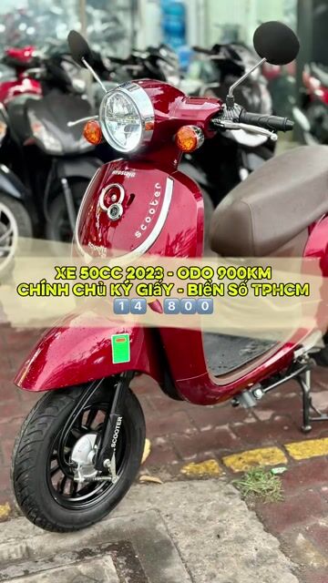 Xe 50cc Hyosung HSV2 2023 Đỏ 900km - Chính chủ. Mua bán Xe máy tại Quận 12 Tp Hồ Chí Minh được đăng bởi Bùi văn hiếu hình 1