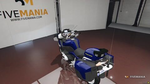 FIVEM Hpbike1 | Realistic Highway Patrol Motorcycle Add-On | Working Lights | Sirens | Storage | Optimized | Add-On | Optimized | Fivem Ready | High Quality — video preview