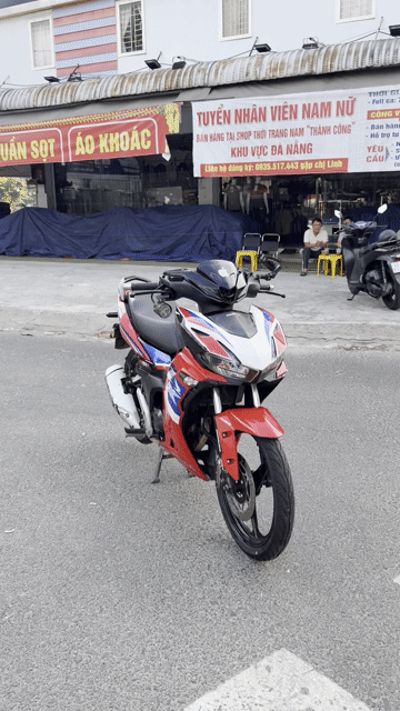 Honda Winner X V3 ABS Đỏ trắng xanh. Mua bán Xe máy tại Quận Liên Chiểu Đà Nẵng được đăng bởi Xe máy cũ đức nguyễn hình 1