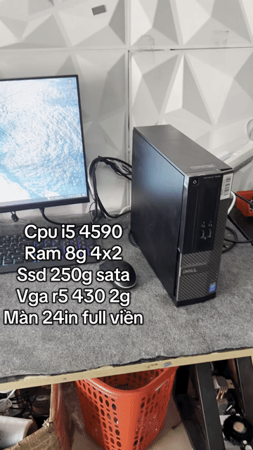 máy bộ dell i5 4570 8GB/SSD 240GB 24 inch Đ. Mua bán Máy tính để bàn tại Thành phố Thuận An Bình Dương được đăng bởi Dương vinh hình 1