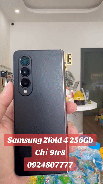 Samsung Galaxy Z Fold 4 256GB Đen. Mua bán Điện thoại tại Quận Ninh Kiều Cần Thơ được đăng bởi Hồ Quốc Thái hình 1