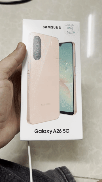 Samsung Galaxy A26 5G 8GB/256GB Hồng. Mua bán Điện thoại tại Thành phố Thủ Đức Tp Hồ Chí Minh được đăng bởi Đinh THị Hoàng Long hình 1