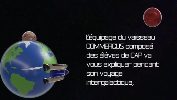 Vente dans le cosmos