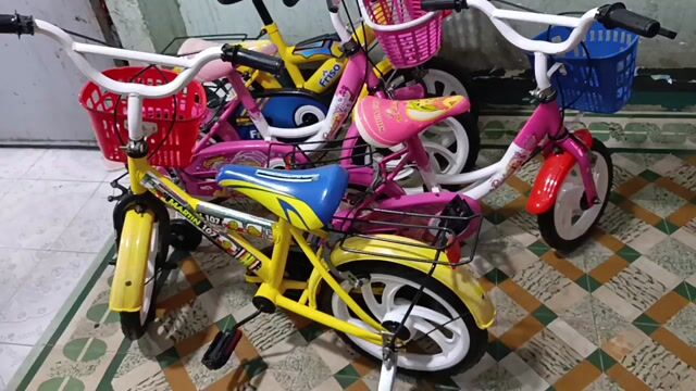 XE NHỰA CHỢ LỚN BÁNH CÓ BI 12INCH 14INCH, ĐI ÊM. Mua bán Xe đạp tại Thành phố Biên Hòa Đồng Nai được đăng bởi Minh Anh hình 1