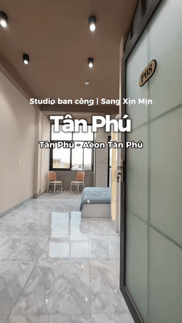 Cho thuê Căn hộ Chung cư Quận Tân Phú Tp Hồ Chí Minh diện tích 30 m² giá 5,2 triệu/tháng