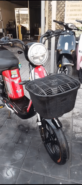 Xe đạp điện Đỏ đen. Mua bán Xe đạp tại Quận Cái Răng Cần Thơ được đăng bởi Xe điện Minh Nhiên  hình 1
