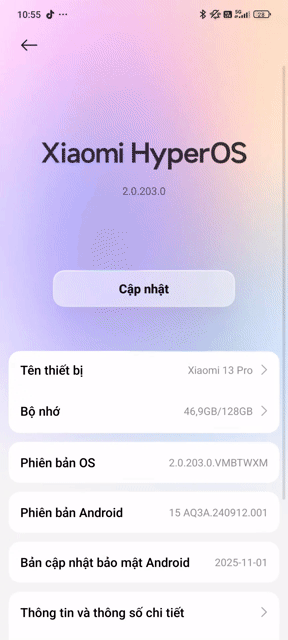 Xiaomi 13 Pro Đen Snapdragon 8 Gen 2 8GB/128GB. Mua bán Điện thoại tại Quận 6 Tp Hồ Chí Minh được đăng bởi Chi Lam hình 1