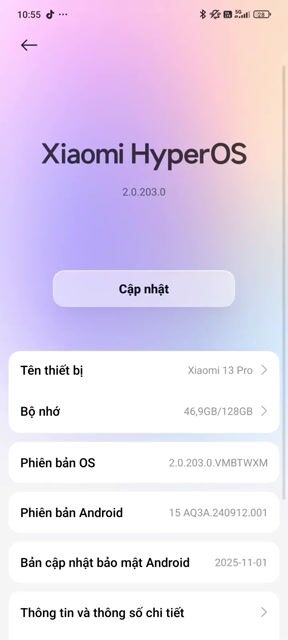 Xiaomi 13 Pro Đen Snapdragon 8 Gen 2 8GB/128GB. Mua bán Điện thoại tại Quận 6 Tp Hồ Chí Minh được đăng bởi Chi Lam hình 1