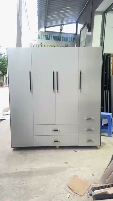 Tủ quần áo Nhựa Đài Loan Xám 1m6x1m8. Mua bán Tủ, kệ gia đình tại Quận 10 Tp Hồ Chí Minh được đăng bởi Phương thủy hình 1